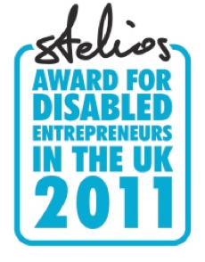 'Stelios Award for Disabled Enterpreneurs in the UK 2011' logo