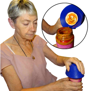 Jar opener in use