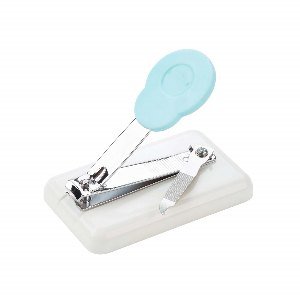 Table-top push-down nail clippers. Suitable for reduced hand function: tetra, quad, cerebral palsy, SCI, spinal cord injury, stroke and more.