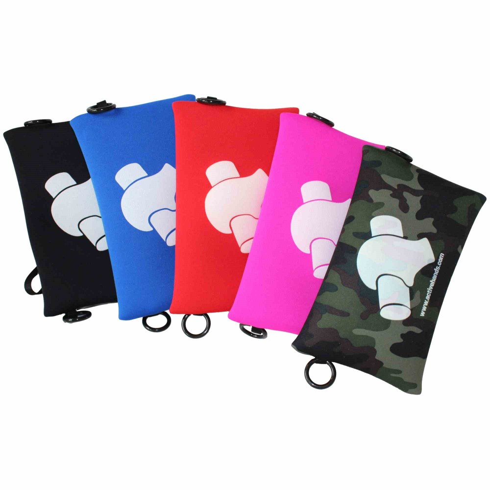 pencil case, storage pouch, easy open, loop zip pencil case. black, blue, red, pink and camo colour options. Suitable for reduced hand function: tetra, quad, cerebral palsy, SCI, spinal cord injury, stroke and more.