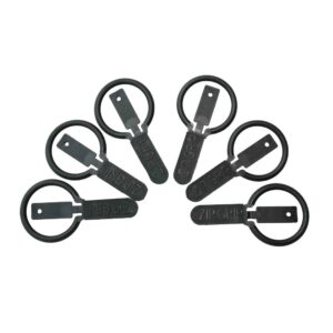 Zip grip zip pull pack of 6. Suitable for reduced hand function: tetra, quad, cerebral palsy, SCI, spinal cord injury, stroke and more.