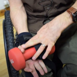 link to video of how to put on limb difference aid. Suitable for those with missing fingers/ parts of hand.