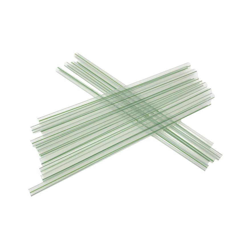 a pile of compostable straws