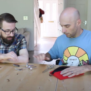 link to video of Rob and Gareth demonstrating the cutlery with loops