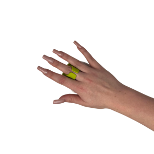 palm peeler on hand