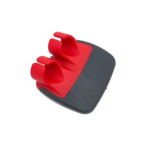 Palm peeler in red and grey