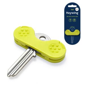Green key wings for making keys easier to turn