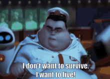I don't want to survive, I want to live gif