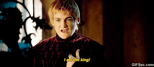 I am the king gif