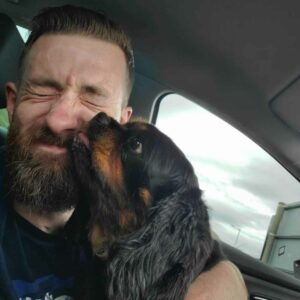 Gareth and his dog