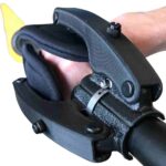 to help your hands fold around use two kayak hand attachments