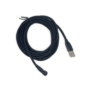 magnetic phone charger cable in black