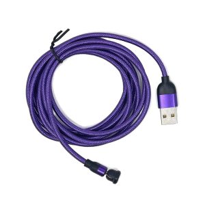 purple magnetic phone charger cable