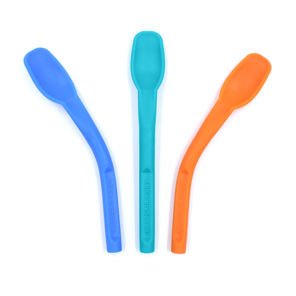 The pro spoon can be bent to aid eating