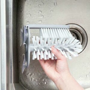 wash brush on side of sink