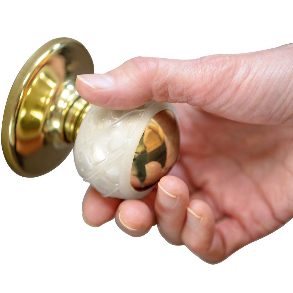 luv handles allow you to get more grip on your doorknob