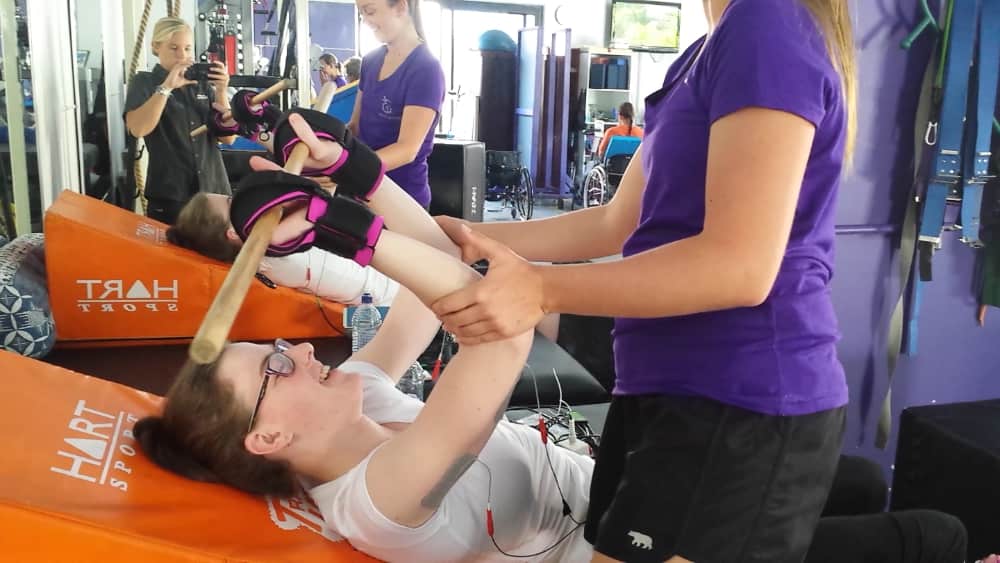 Rachael uses the General Purpose gripping aids as a key part of her training