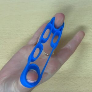 Video showing how the finger exerciser can be used to train one or more fingers