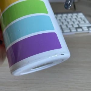 Ex demo rainbow cup showing damage to base