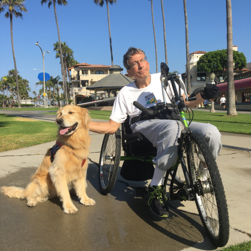 wheelchair user dog owner