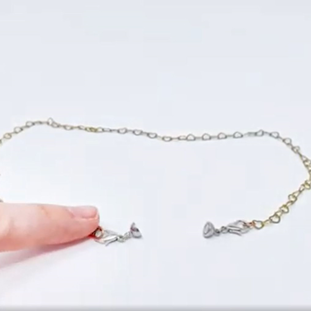 magnetic necklace clasp video