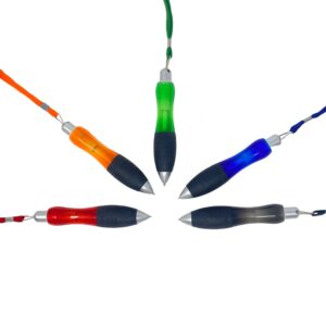 5 various coloured chunky pens