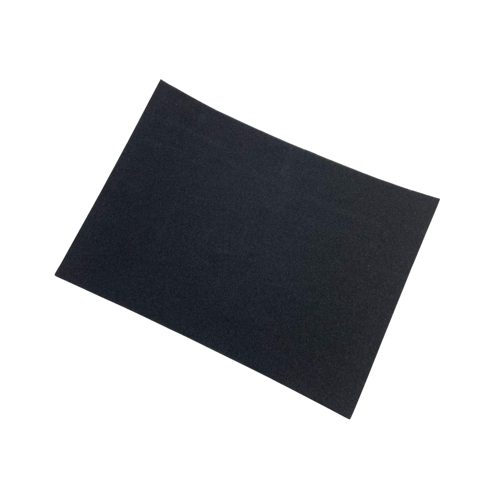 Adhesive foam sheet for adding padding to items such as wheelchair racing gloves