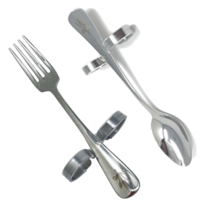 Children's set of the small fork and teaspoon