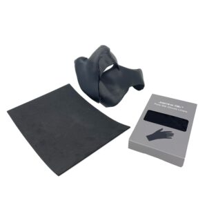 The wheelchair gloves come with an A5 sheet of foam and a pair of silk glove liners