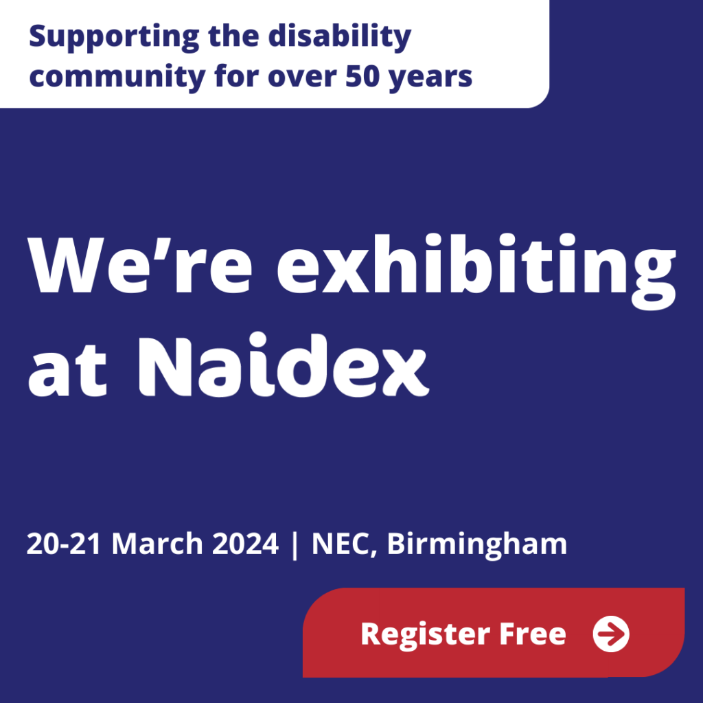 Active Hands are exhibiting at Naidex, 20th-21st March 2024, NEC Birmingham