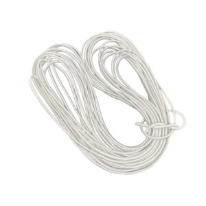 3mm elastic shock cord white - 10m