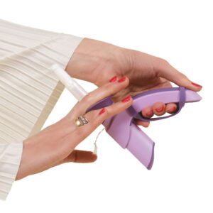 The TINA Tampon Inserter helps you to insert a tampon comfortably and perfectly every time even with reduced hand function