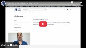 image shows a screenshot from the video 'how to create a wishlist' from active hands