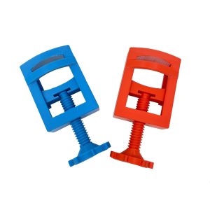 the Cap Cracker comes in orange or blue