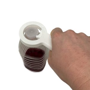 Cap off helps you to unscrew various size screw tops