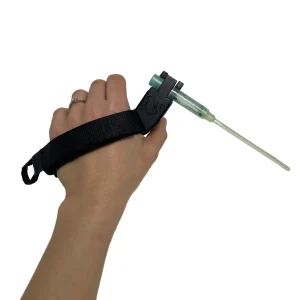 Works for both male and female catheters (female shown here)