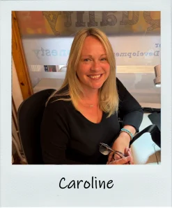 Picture of Caroline who manufactures our gripping aids in house