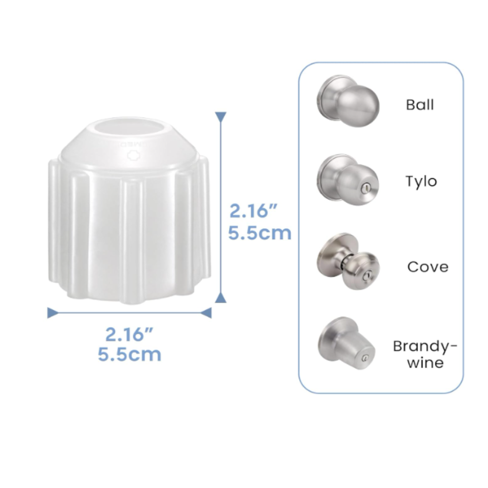door knob cover dimensions