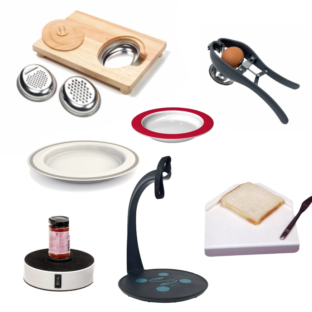 The one-handed ultimate kitchen pack contains all you need to access the kitchen with one hand
