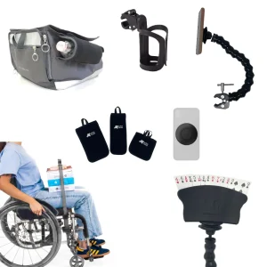 All the accessories to help you get out and about in your manual wheelchair
