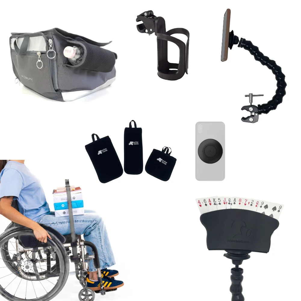 All the accessories to help you get out and about in your manual wheelchair